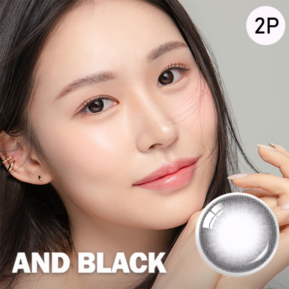 O-lens And Black monthly disposable colored contact lenses