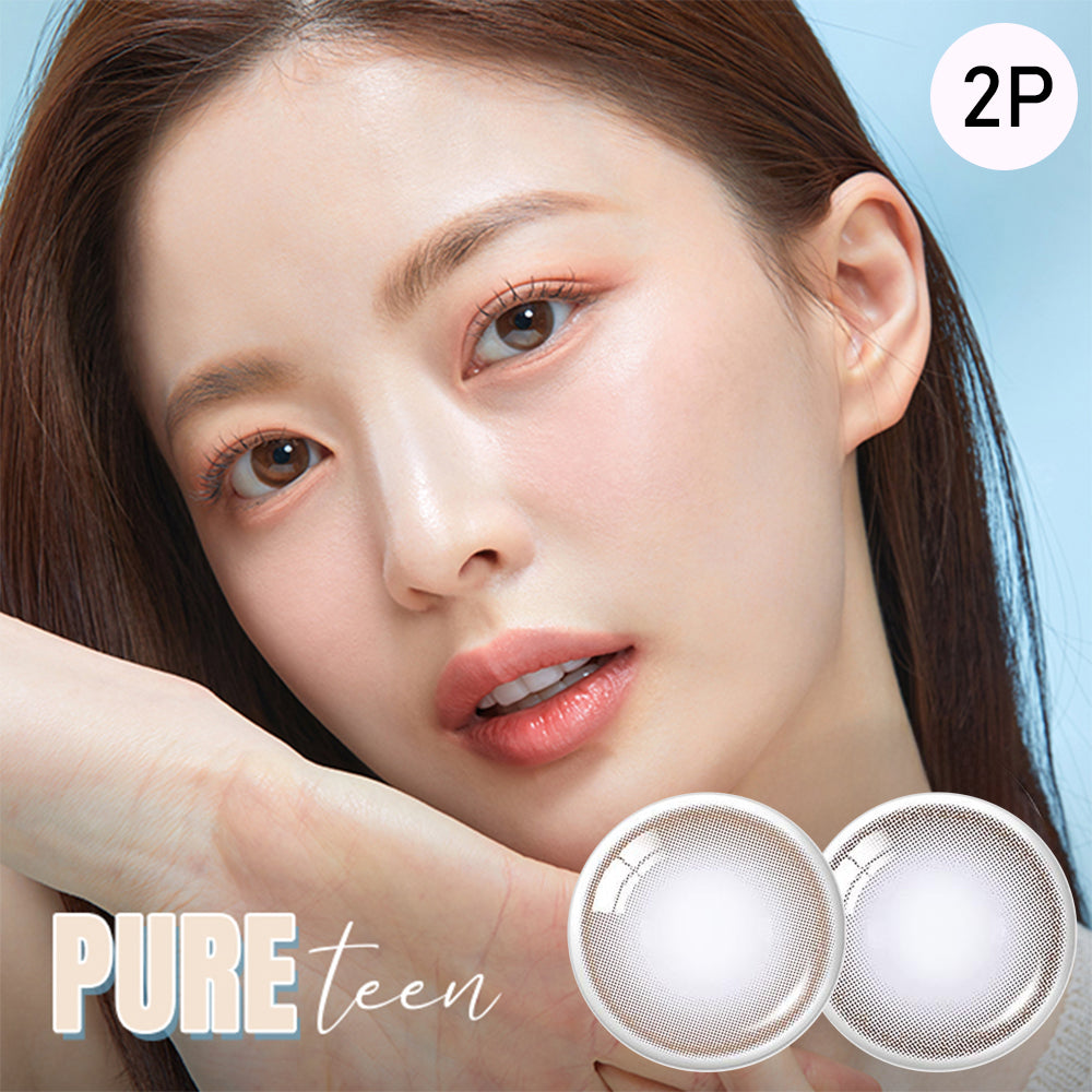 O-lens Pure Teen monthly disposable colored contact lenses