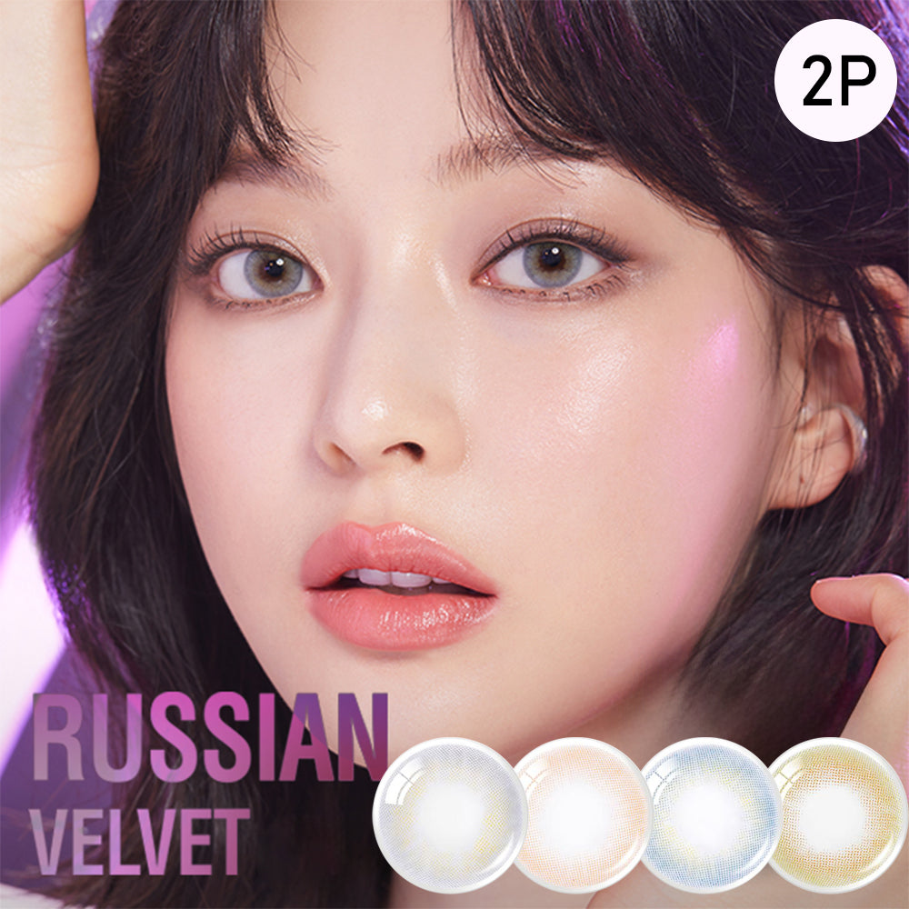 O-lens Russian Velvet monthly disposable colored contact lenses