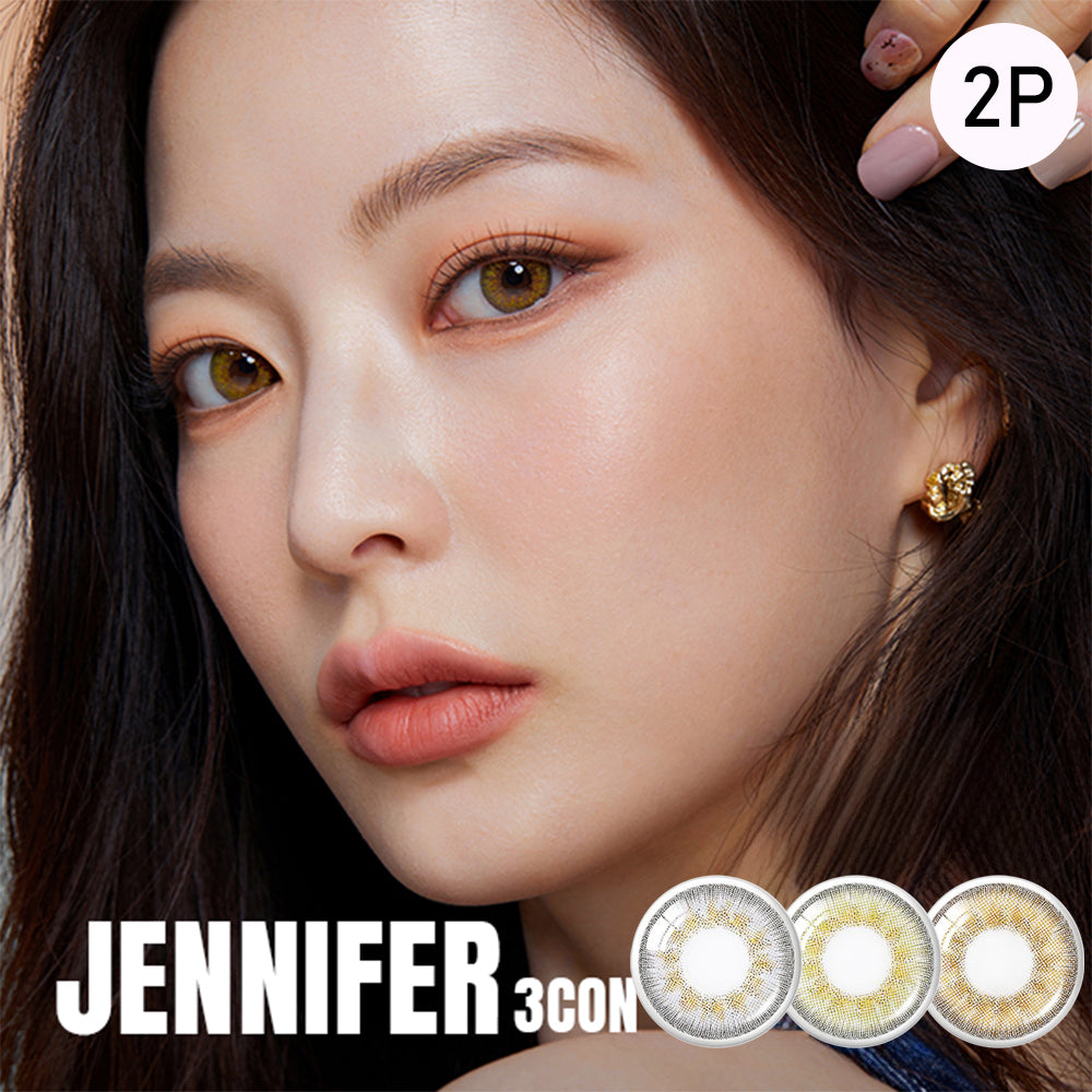 O-lens Jennifer 3Con monthly disposable colored contact lenses