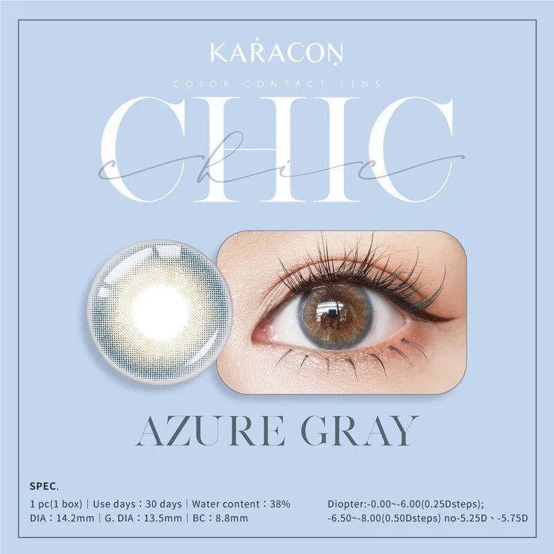 Karacon ChicChic Monthly Disposable Colored Contact Lenses