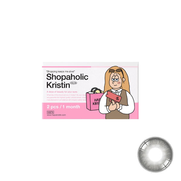 Hapa Kristin Shopaholic Monthly Disposable Color Contact Lenses