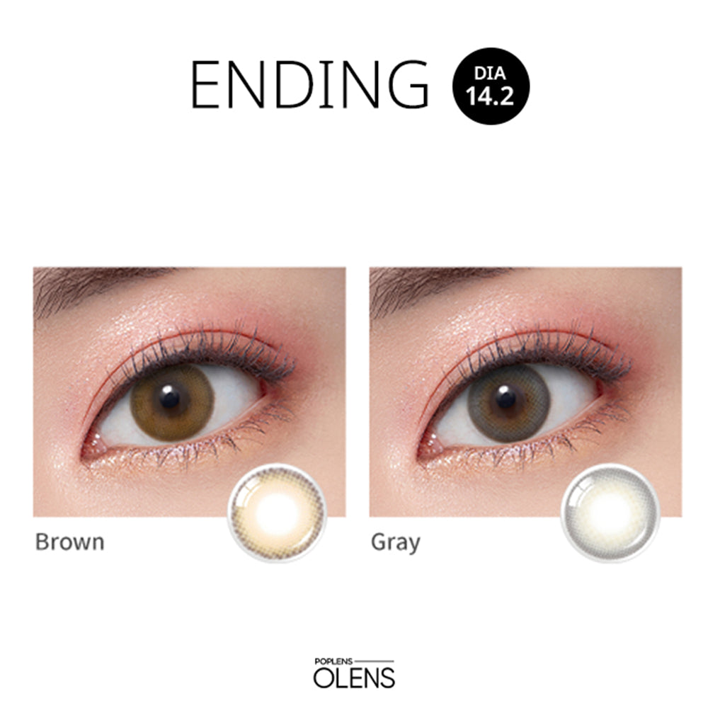 O-lens Ending 1Day 20P daily disposable colored contact lenses