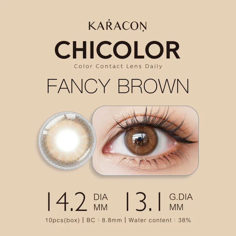 Karacon Chic 38% 1Day 日拋彩色隱形眼鏡