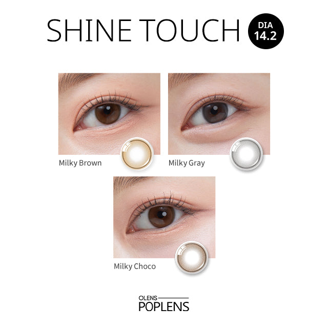 O-lens Shine Touch 1Day 20P daily disposable colored contact lenses