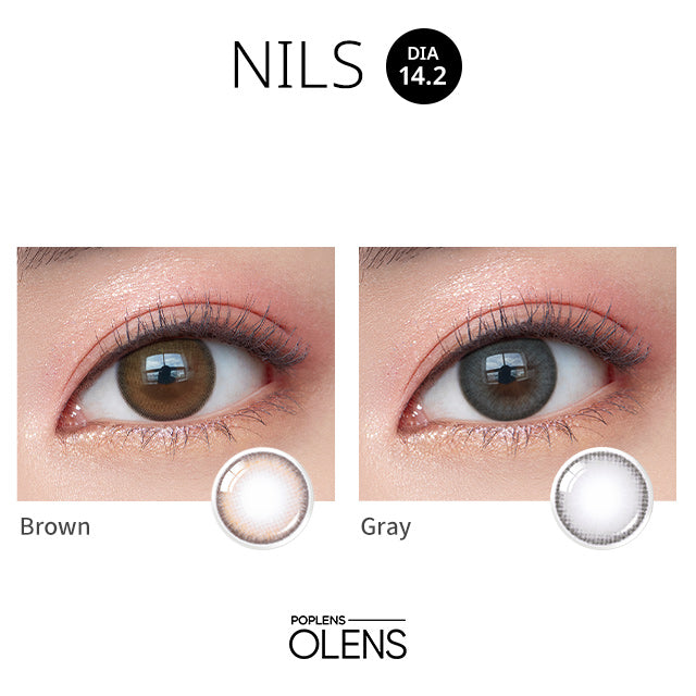 O-lens Nils monthly disposable colored contact lenses