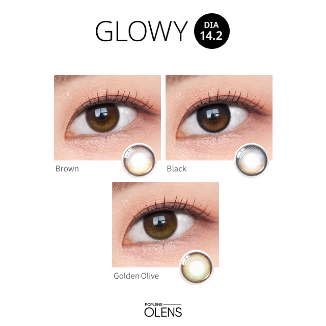 O-lens Eyelighter Glowy 1Day 10P daily disposable colored contact lenses