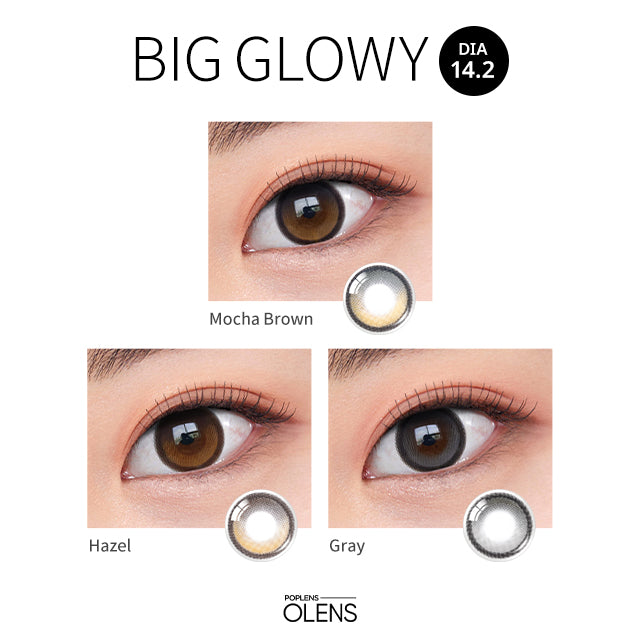 O-lens Big Glowy monthly disposable colored contact lenses