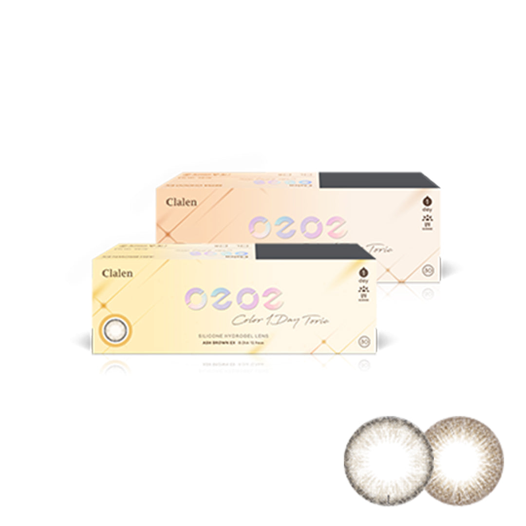 Clalen O2O2 Color 1Day Toric daily disposable colored astigmatism contact lenses