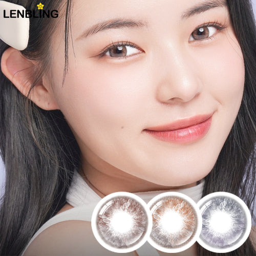 LENBLING Flumpops Monthly Disposable Colored Contact Lenses
