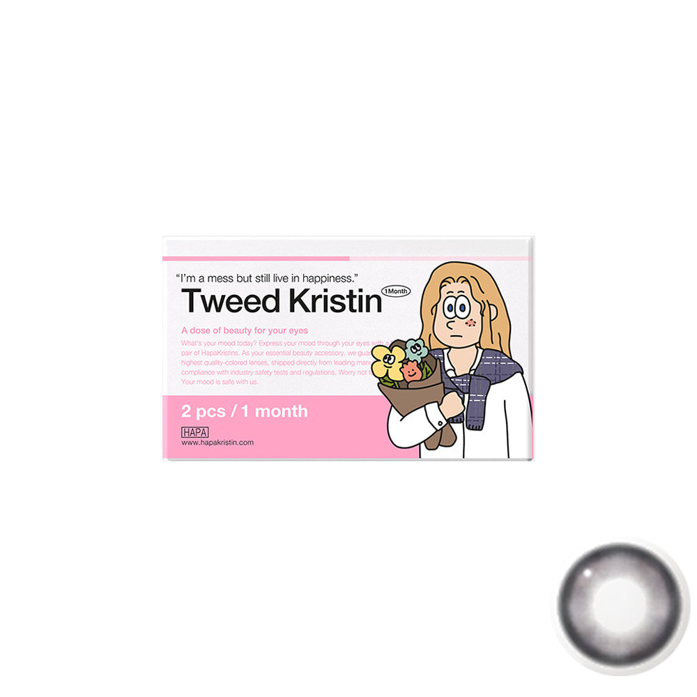 Hapa Kristin Tweed Kristin Monthly Disposable Color Contact Lenses