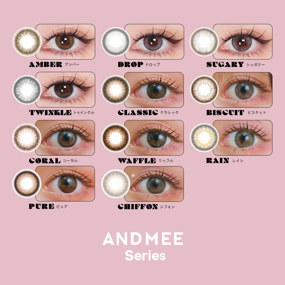ANDMEE 1day Disposable Color Contact Lenses
