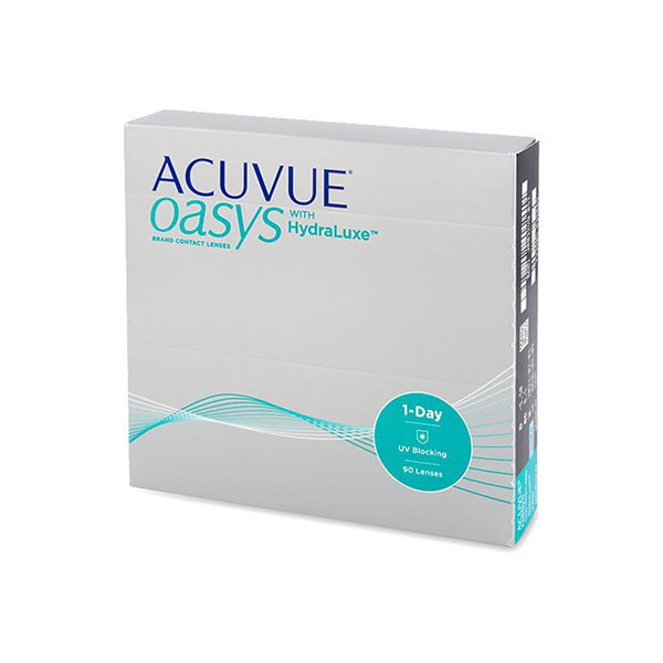預訂14個工作天|ACUVUE Oasys 1Day with HydraLuxe 日拋隱形眼鏡 90片
