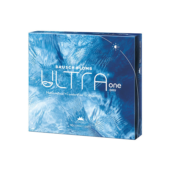 B&L Bausch and Lomb Ultra 1Day Daily Disposable Contact Lenses 90 Pieces