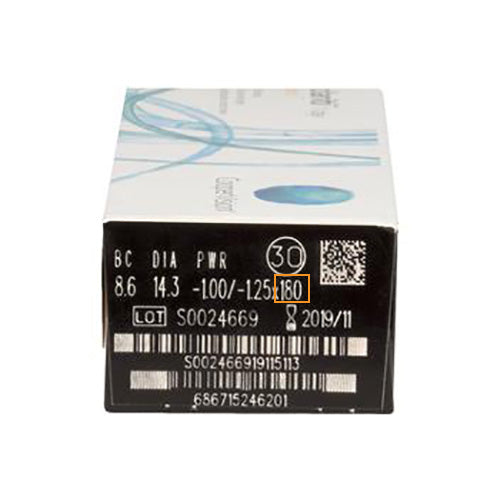 CooperVision Clariti 1Day Toric daily disposable astigmatism contact lenses