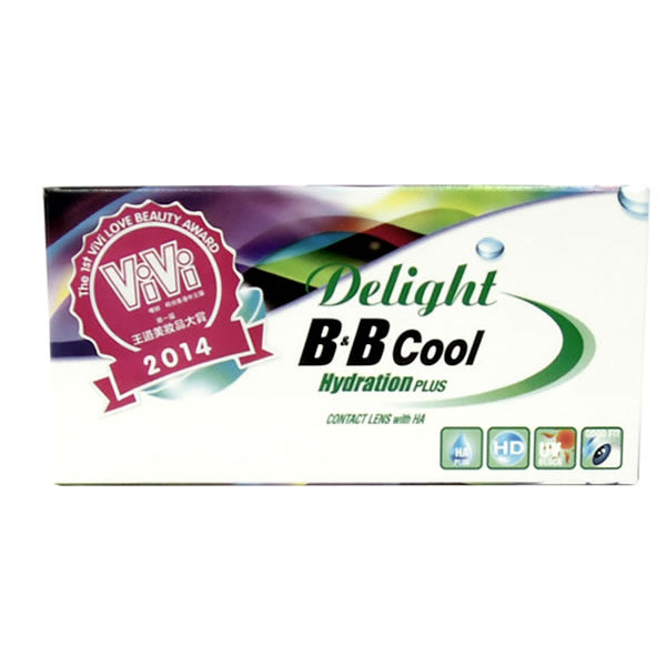 DELIGHT B&B Cool Hydration Plus monthly disposable colored contact lenses