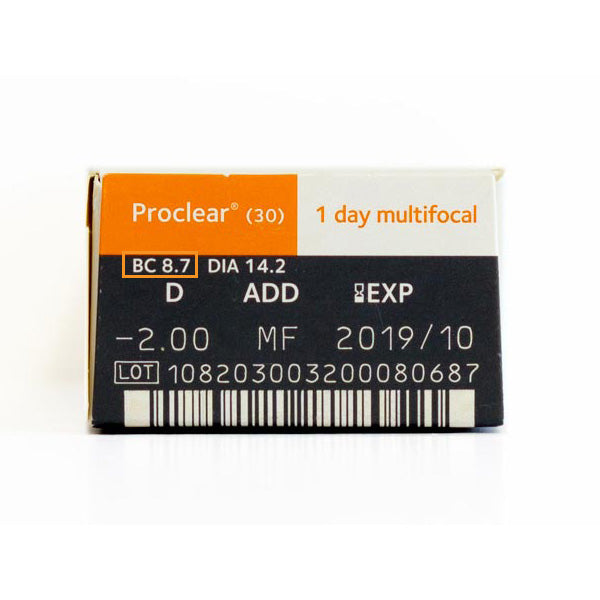 CooperVision Proclear 1Day Multifocal 日拋漸進隱形眼鏡