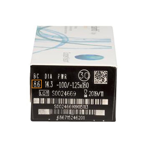 CooperVision Clariti 1Day Toric daily disposable astigmatism contact lenses