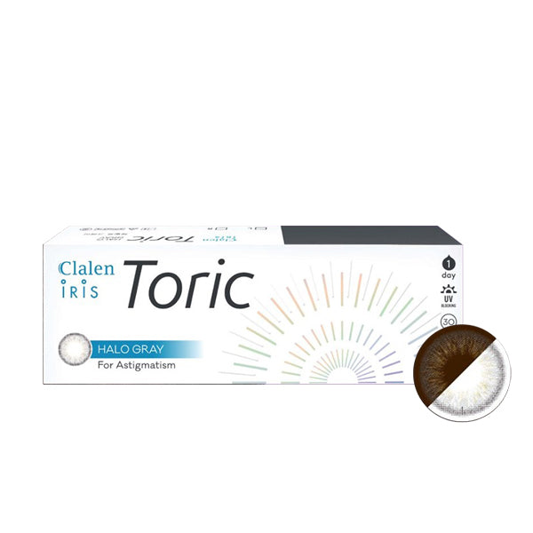 Clalen 1Day Halo Gray Toric One Day Disposable Colored Astigmatism Contact Lenses