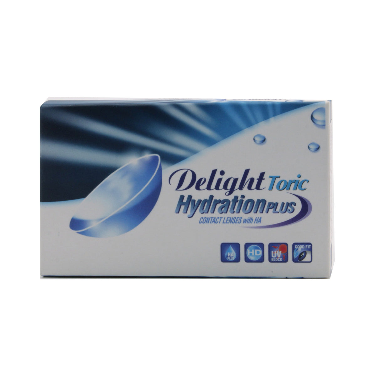 DELIGHT Toric Hydration Plus monthly disposable astigmatism contact lenses