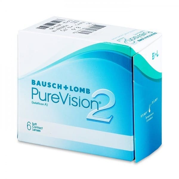 B&L Bausch & Lomb SOFLENS PUREVISION 2 HD monthly disposable contact lenses