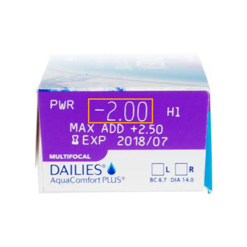 ALCON Dalies AquaComfort Plus for Multifocal Daily Disposable Contact Lenses