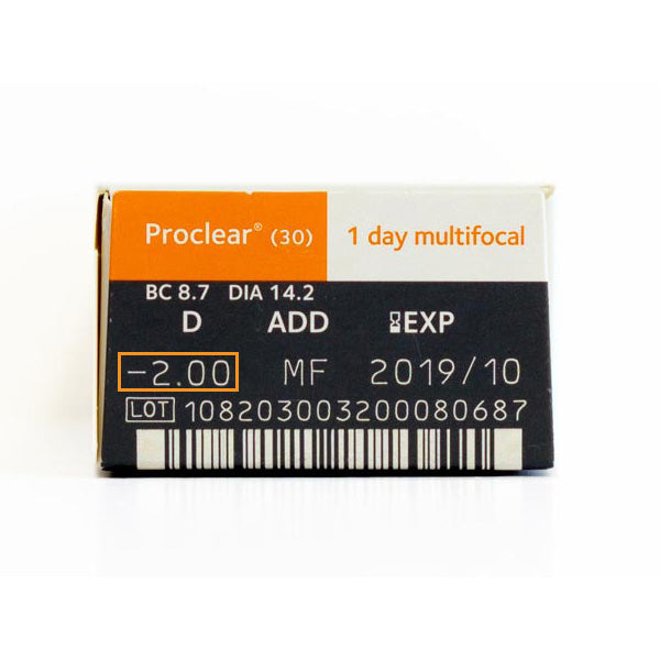 CooperVision Proclear 1Day Multifocal Progressive Contact Lenses