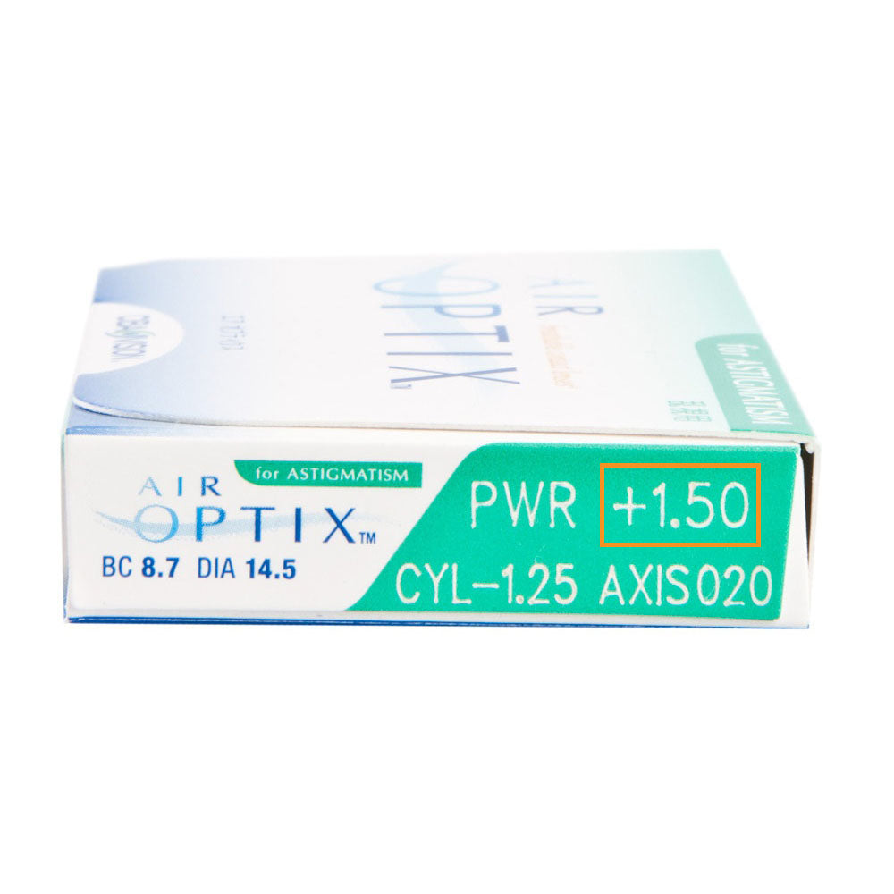 ALCON Air Optix Plus HydraGlyde For Astigmatism 月拋散光隱形眼鏡