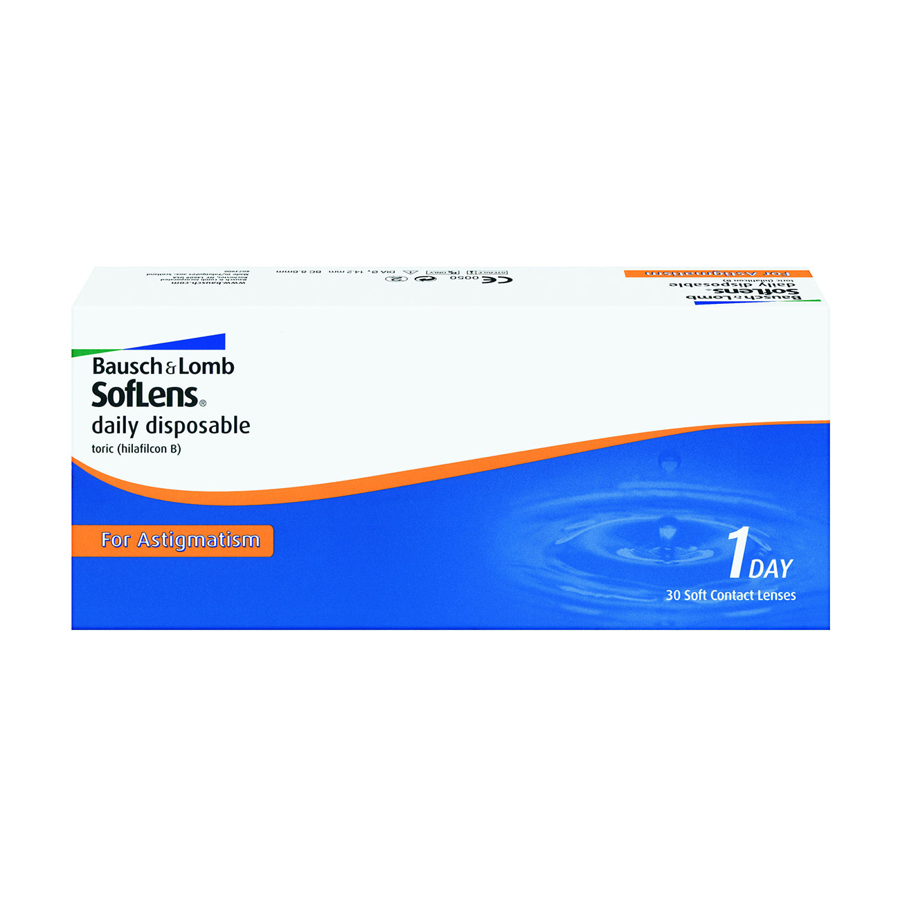 B&L Bausch & Lomb SOFLENS Daily Disposable Toric Daily Disposable Astigmatic Contact Lenses