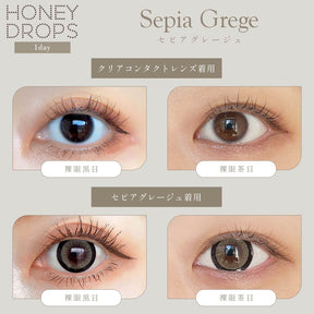 Japan Honey Drops 15.0mm daily disposable colored contact lenses