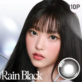 O-lens Rain Black 1Day 10P Daily Disposable Color Contact Lenses 