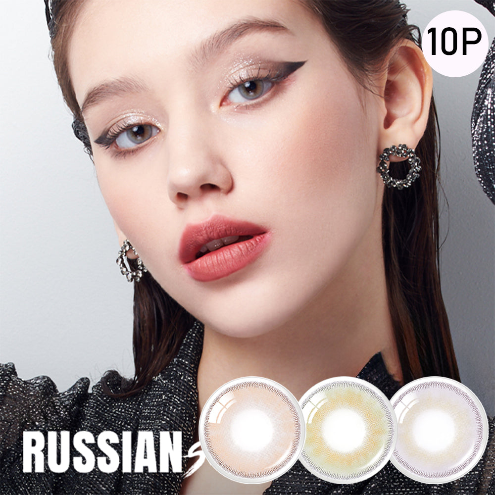 O-lens Russian Smoky 1Day 10P daily disposable colored contact lenses