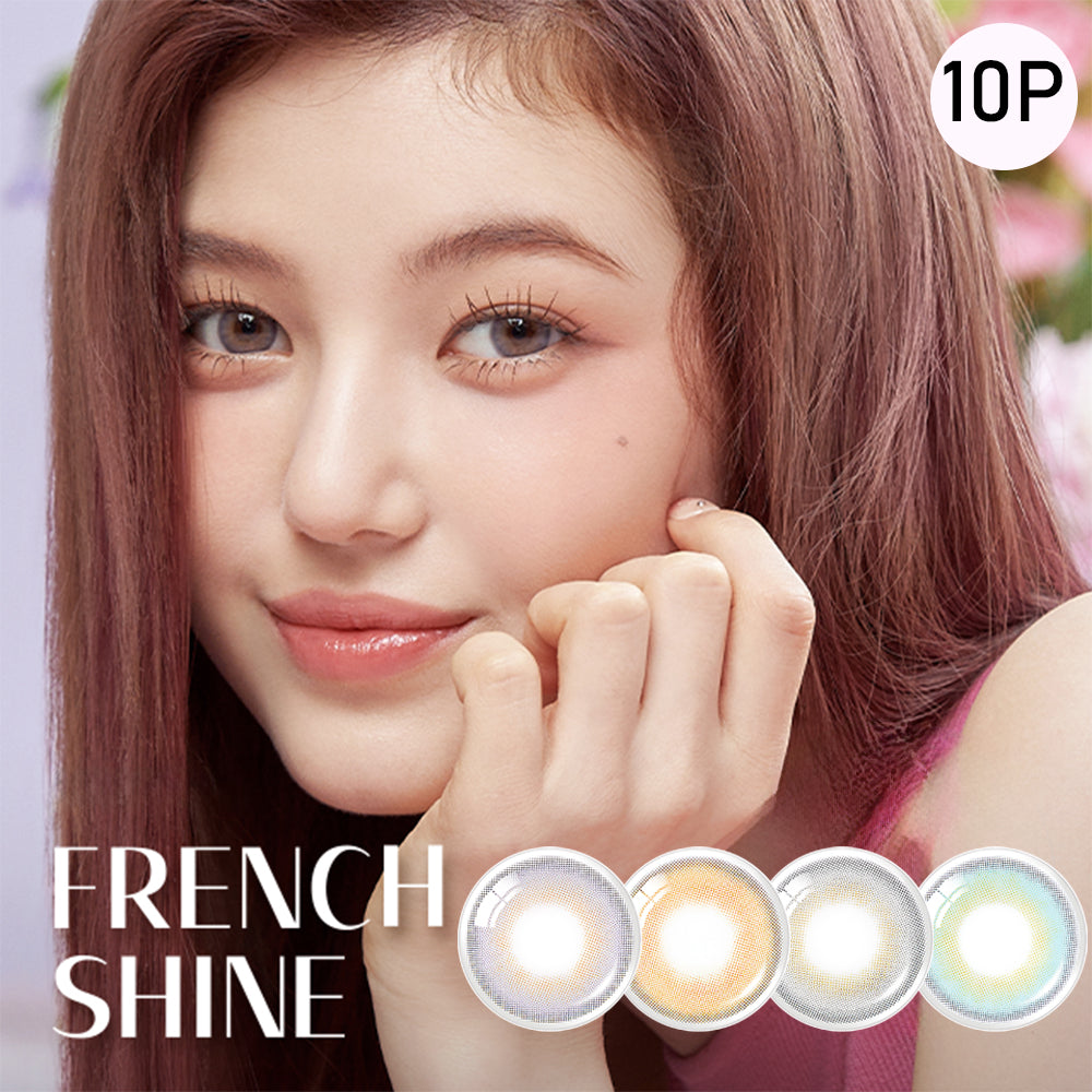 O-lens French Shine 1Day 10P daily disposable colored contact lenses