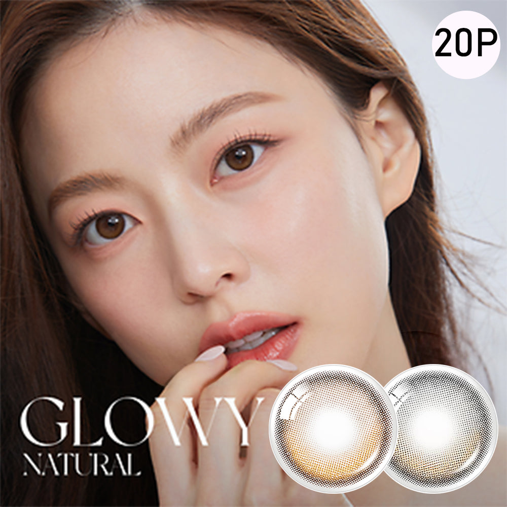 O-lens Glowy Natural 1Day 20P daily disposable colored contact lenses