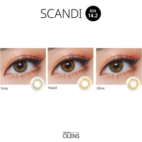 O-lens Scandi 月拋彩色隱形眼鏡