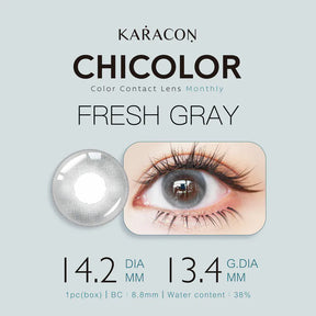 Karacon ChicColor Monthly 月拋彩色隱形眼鏡(1片/盒)