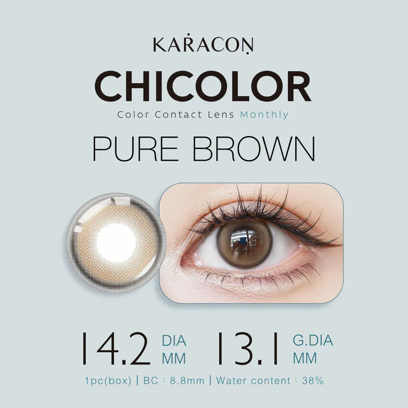 Karacon ChicColor Monthly 月拋彩色隱形眼鏡(1片/盒)