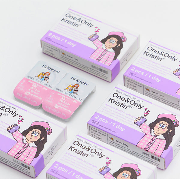 [MINI SET]Hapa Kristin One&amp;Only Set 1Day disposable colored contact lenses