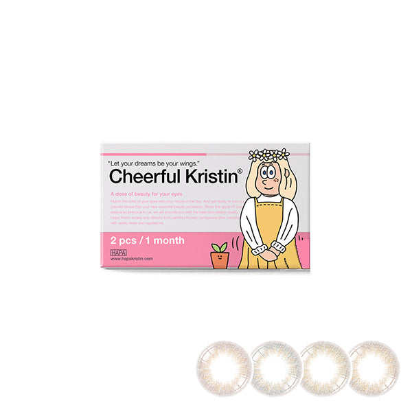 Hapa Kristin Cheerful Monthly Disposable Color Contact Lenses