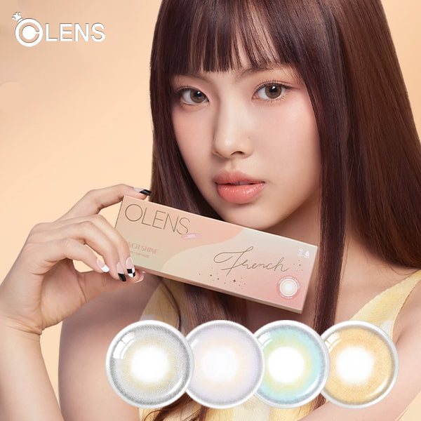 O-lens French Shine 1Day 10P daily disposable colored contact lenses