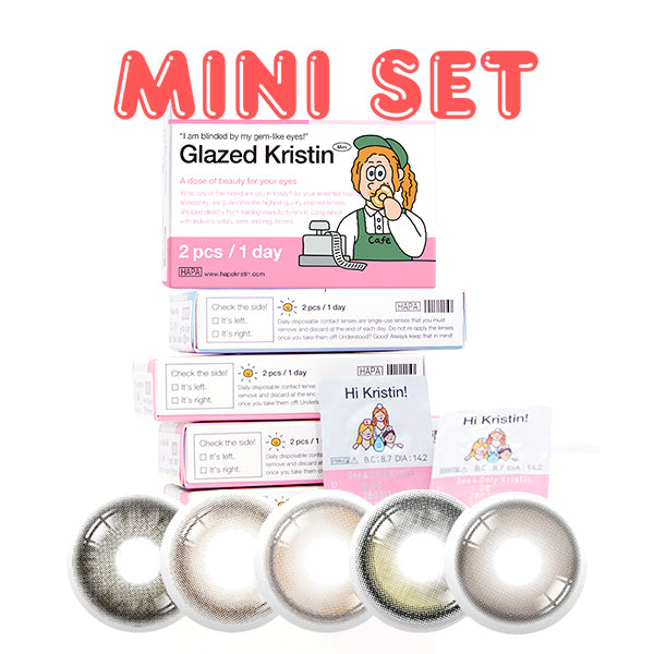 [MINI SET]Hapa Kristin Hi! Christine Set 1Day Disposable Color Contact Lenses