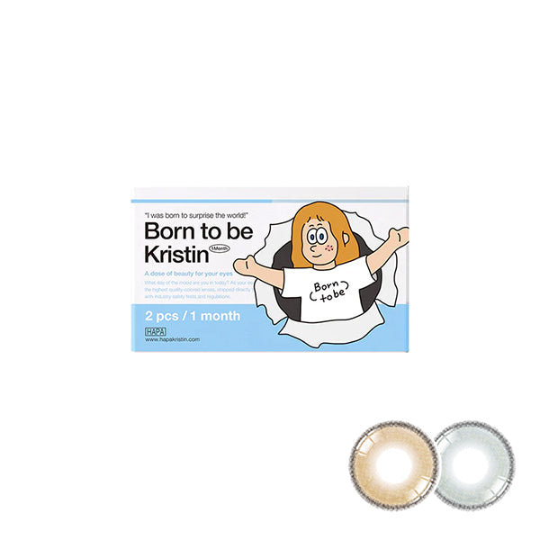 Hapa Kristin Born to be Kristin Monthly disposable colored contact lenses
