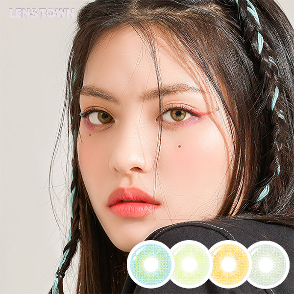 LensTown Romantea Gangnam monthly disposable colored contact lenses