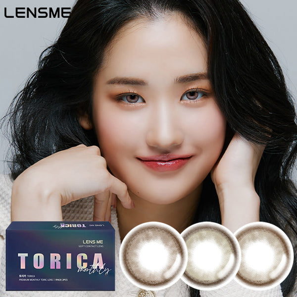 LensMe Torica Crenly monthly disposable colored astigmatism contact lenses