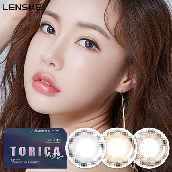 LensMe Torica Eye Bridge monthly disposable colored astigmatism contact lenses