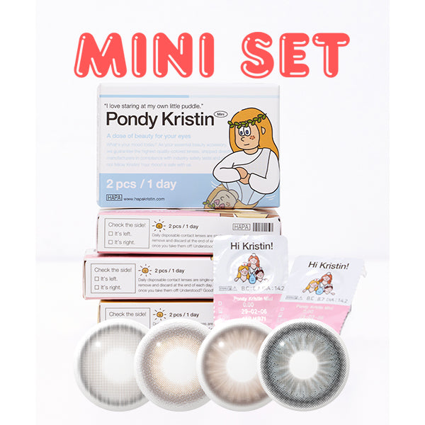 [MINI SET]Hapa Kristin Festival Set 1Day disposable colored contact lenses