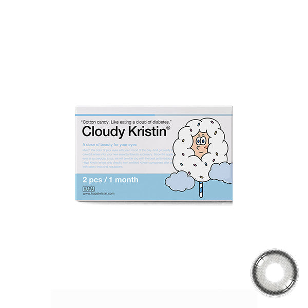 Hapa Kristin Cloudy Kristin Monthly Disposable Color Contact Lenses