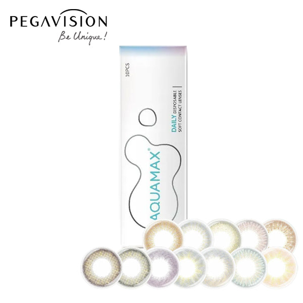 Pegavision AquaMax 1Day Disposable Color Contact Lenses