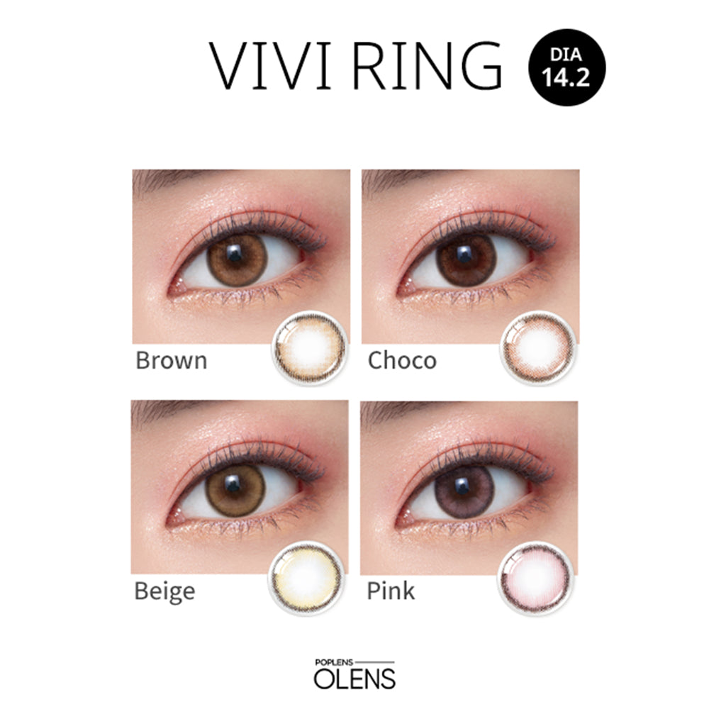 O-lens Vivi Ring 1Day 10P daily disposable colored contact lenses