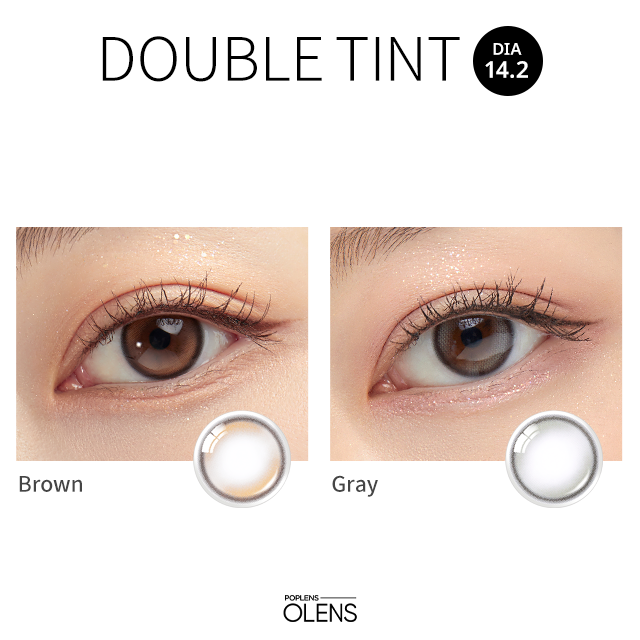 O-lens Double Tint 1Day 20P daily disposable colored contact lenses